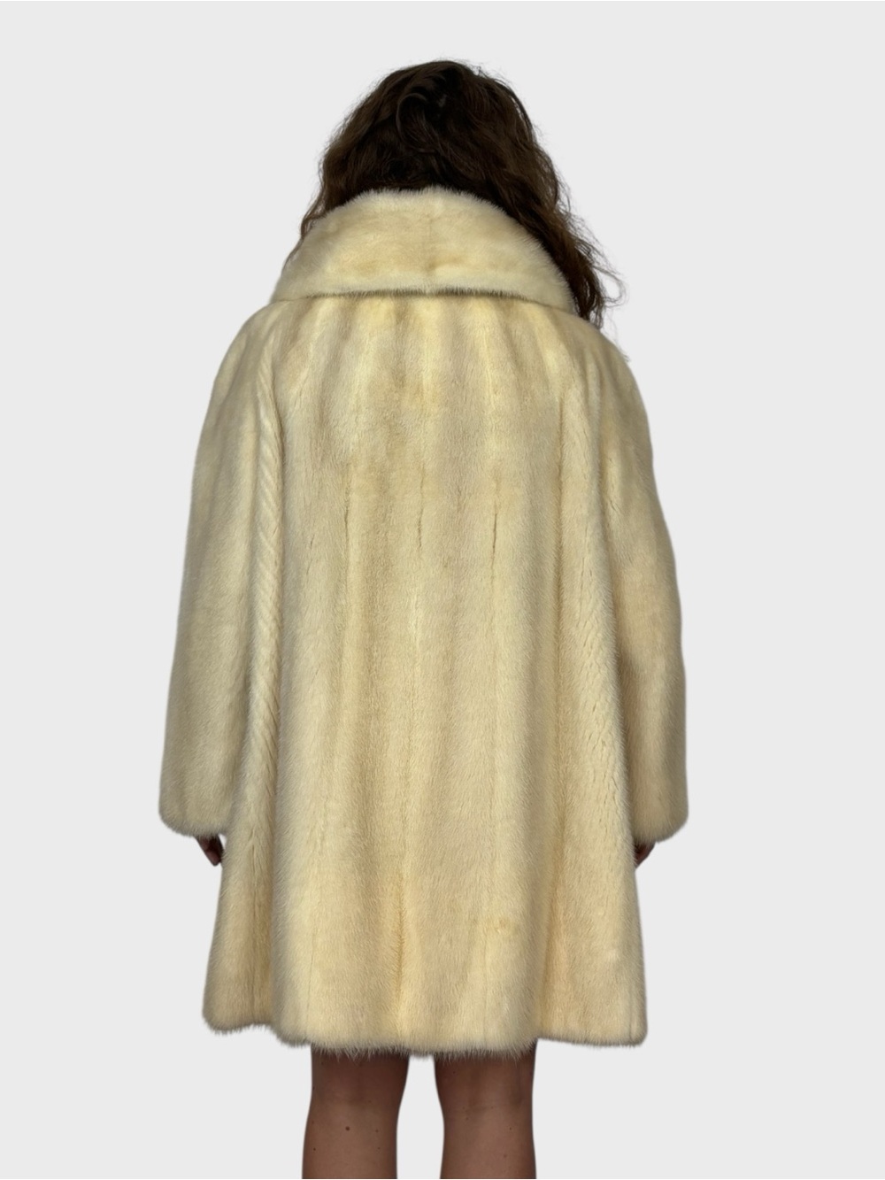 Brown shadow vintage mink jacket - Picture 3 of 5
